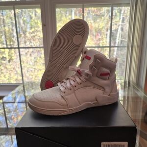 Savale Elphi High-Top White Skate Shoes : Mens 9.5